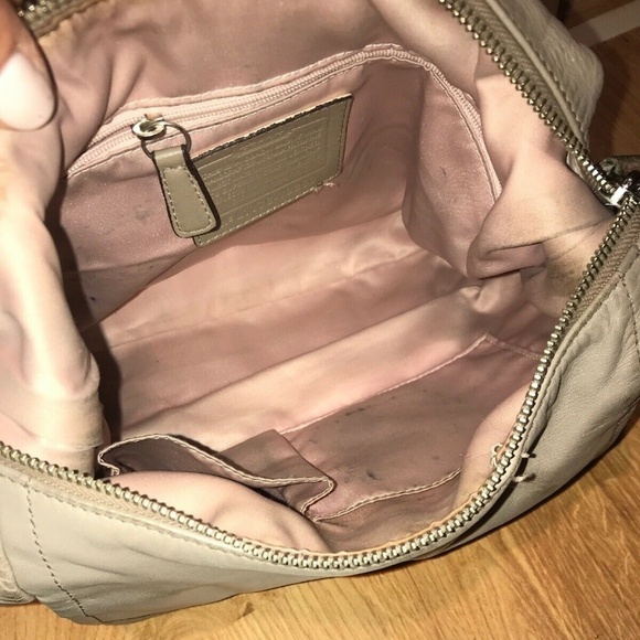 Coach Kristin 19293 Gray Leather Crossbody Bag - Picture 12 of 14